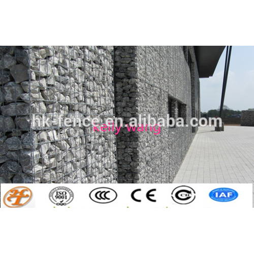 Haotian retaining wall galvanized welded gabion mesh factory